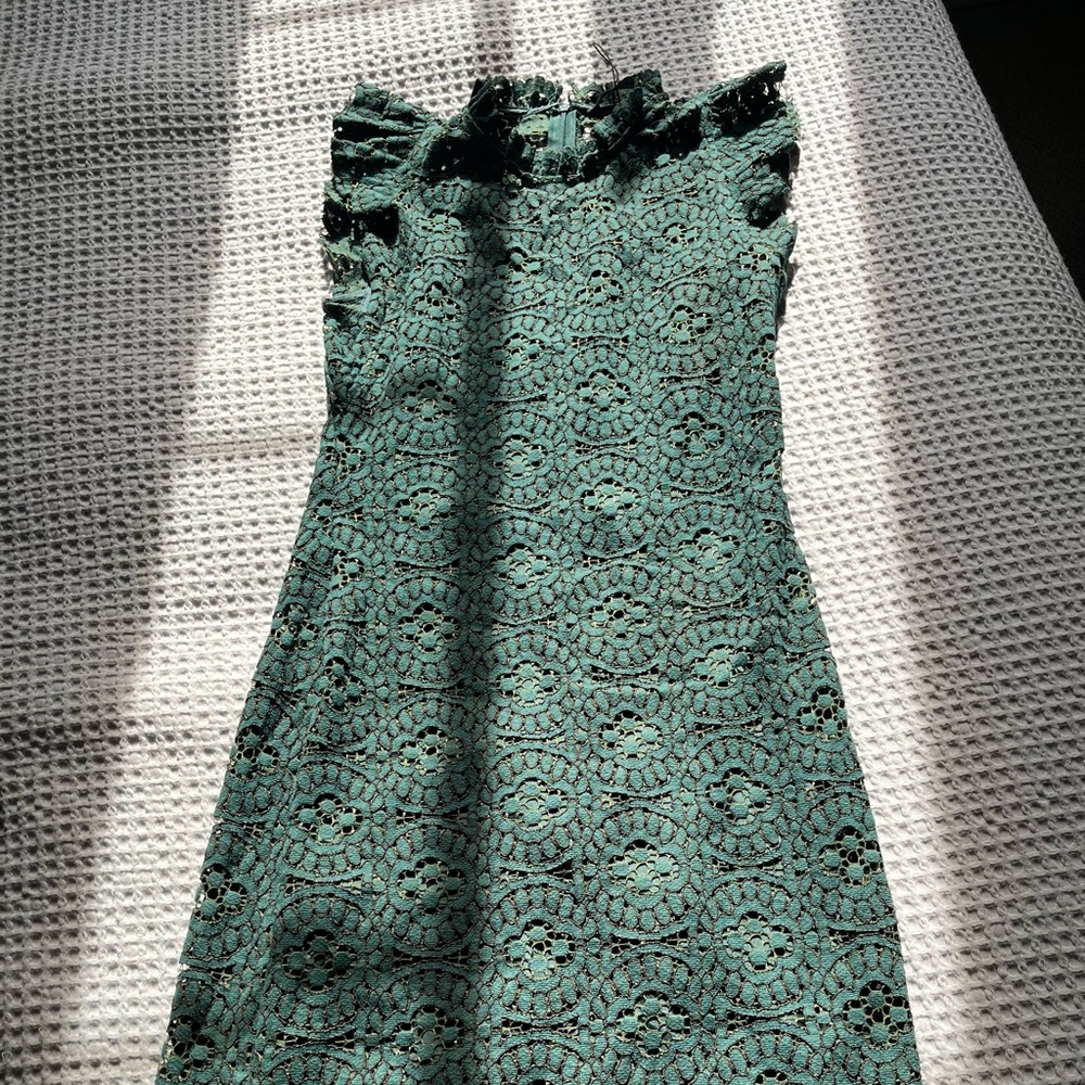 Green lace Zara dress